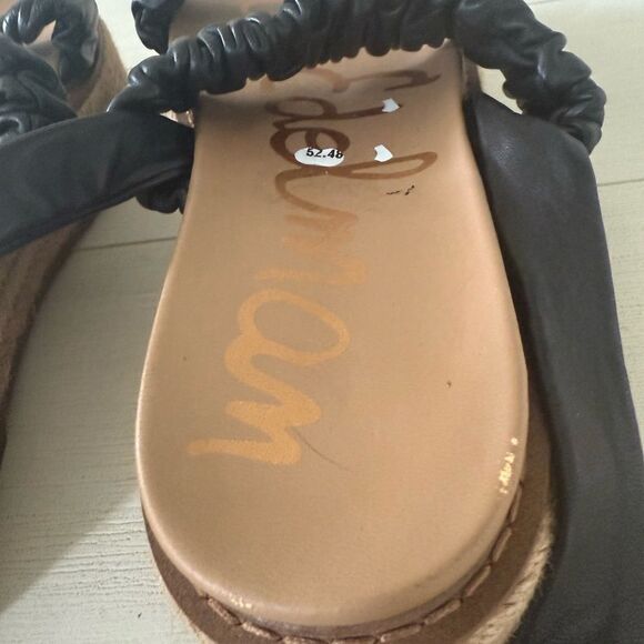 Sam Edelman Kevin Black Strappy Ankle Tie‎ Sandals 7.5 NWOB - Picture 3 of 8